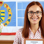 **

Prompt:  Enthusiastic language teacher with a TESOL/TEFL certificate, presenting their language skills (e.g., English C2, Spanish B1) using CEFR levels. Clean, professional resume style, highlighting language proficiency. Background: Swedish flag subtly blurred.

**